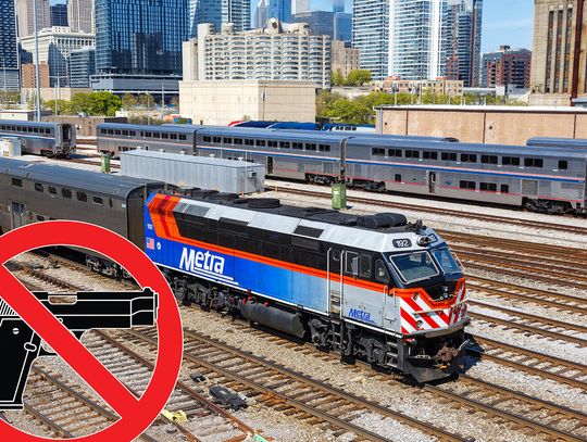 Zakaz broni w autobusach i pociągach w Illinois utrzymany w mocy