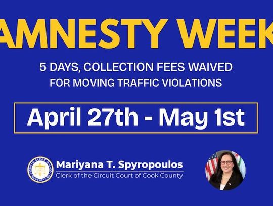 Zapłać mandaty za wykroczenia drogowe bez kar. Tydzień Amnestii w sądzie okręgowym powiatu Cook