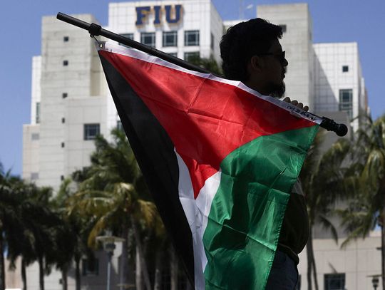 Zatrzymano uczestników kolejnego propalestyńskiego protestu na Uniwersytecie Columbia