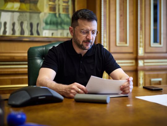 Zełenski dziękuje przywódcom 26 państw UE za wspólne stanowisko w sprawie pokoju