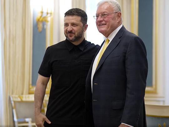 Zełenski i Kellogg rozmawiali w Kijowie o wzmocnieniu obrony powietrznej Ukrainy (WIDEO)