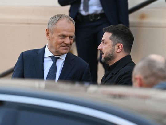 Zełenski po spotkaniu z Tuskiem: nasza współpraca wzmacnia Europę