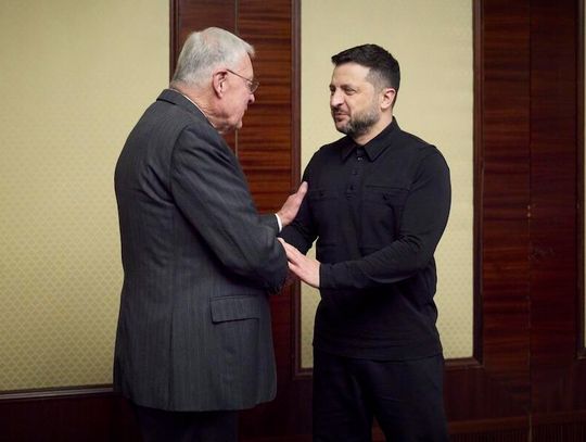 Zełenski spotkał się z byłym wysłannikiem Trumpa Keithem Kelloggiem