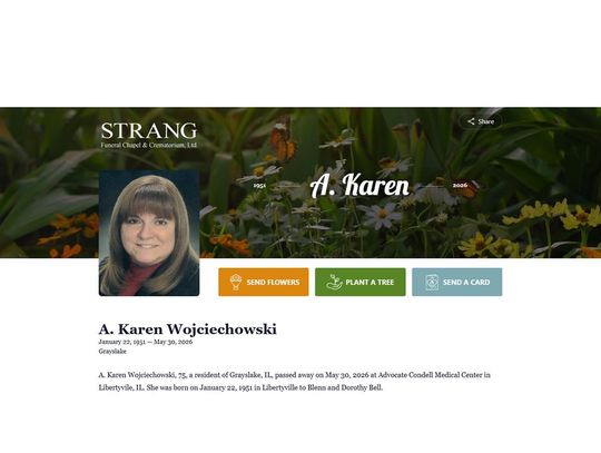 Zmarła Karen Wojciechowski, wieloletnia komisarz straży pożarnej w Grayslake