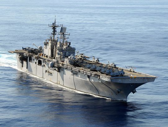 Żołnierz, który wypadł za burtę, pierwszą amerykańską ofiarą operacji przeciw przemytnikom