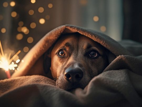 Zwierzęca behawiorystka radzi, jak pomóc psu przetrwać sylwestrową noc