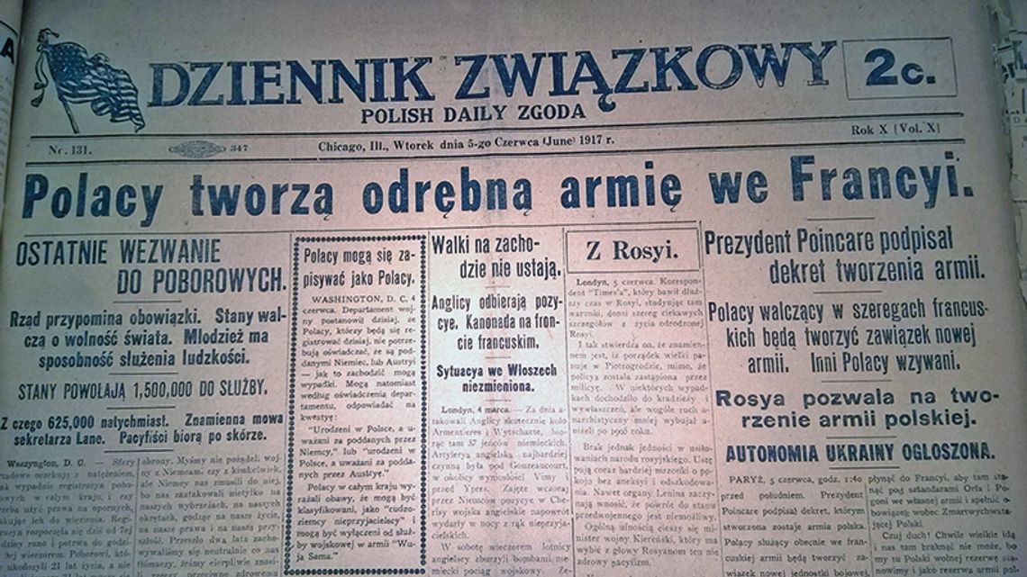 100 lat Błękitnej Armii. Polacy z Chicago w walce o niepodległość Polski