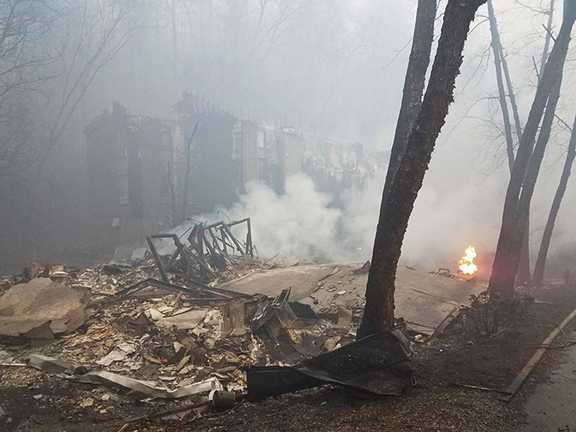 13 ofiar śmiertelnych pożarów lasów w stanie Tennessee