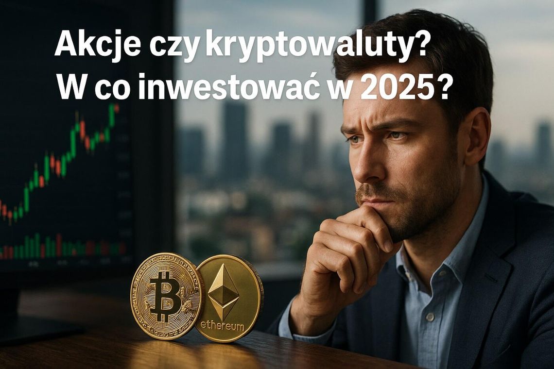 Akcje czy kryptowaluty? W co inwestować w 2025?