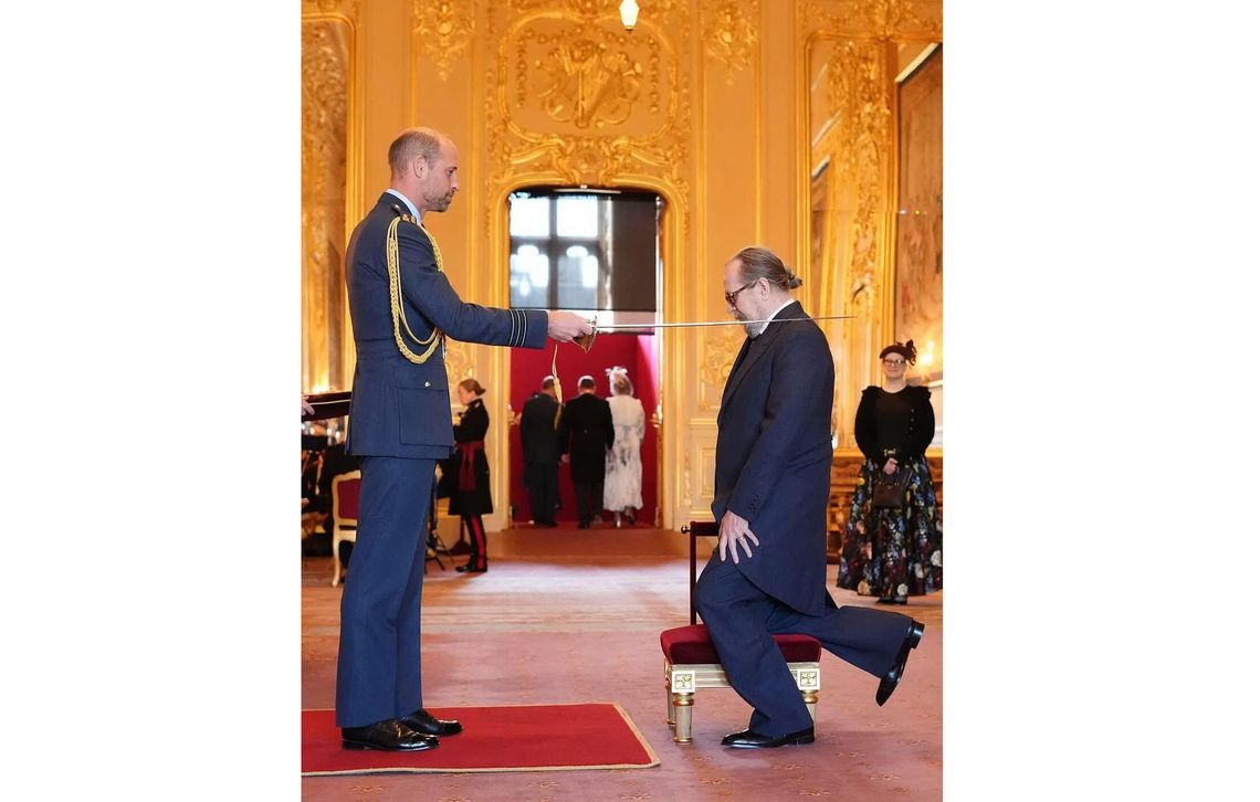 Aktor Gary Oldman otrzymał tytuł szlachecki z rąk księcia Williama