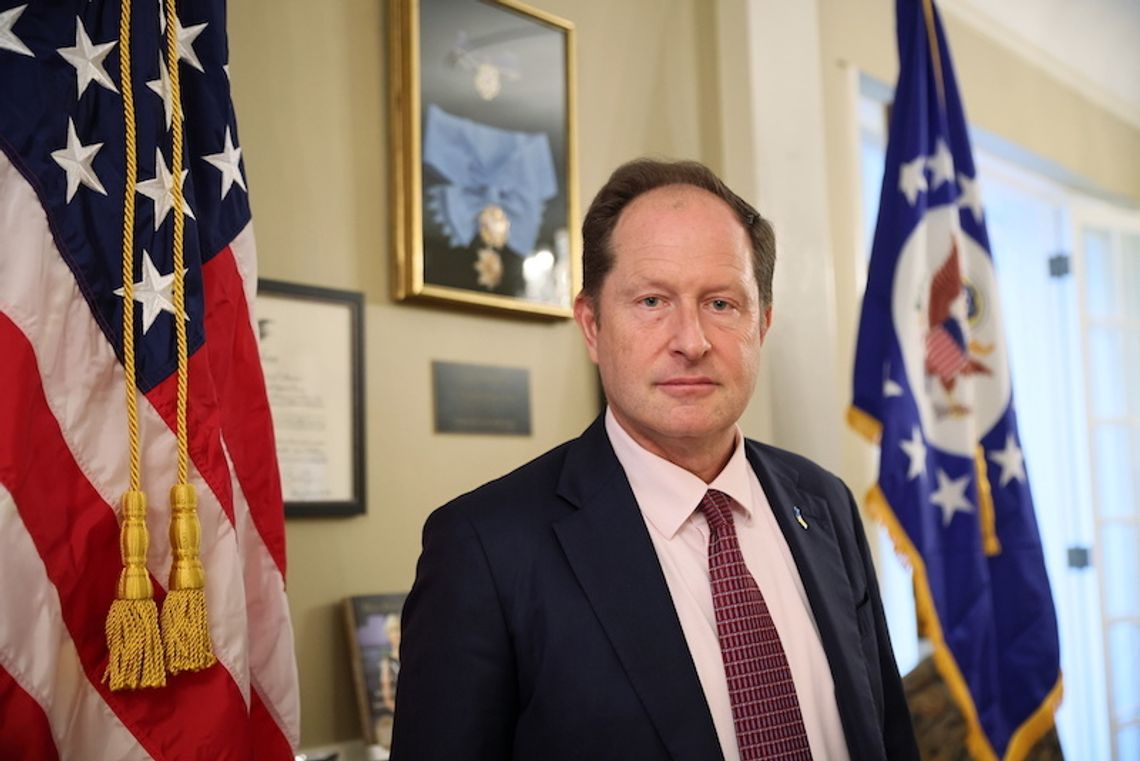 Ambasador Mark Brzezinski z wizytą w siedzibie Związku Narodowego Polskiego