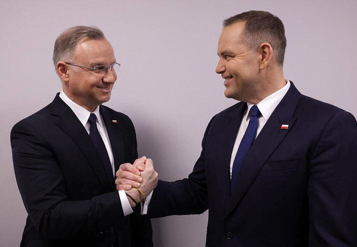 Andrzej Duda: w tych wyborach prezydenckich zagłosuję na Karola Nawrockiego
