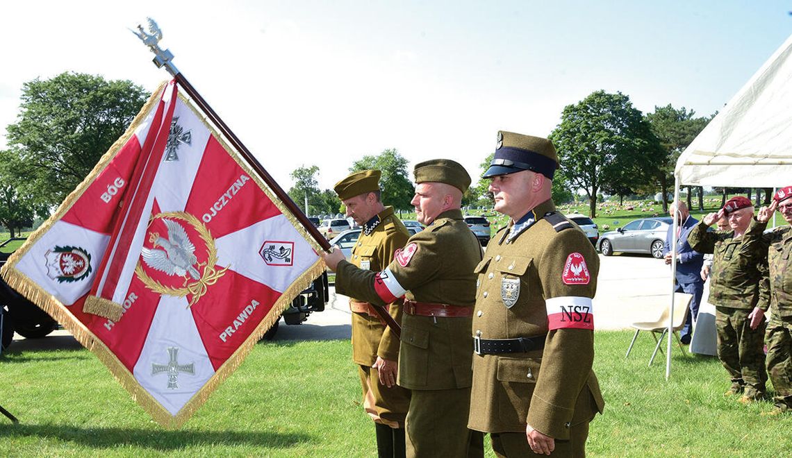 Apel poległych przy Pomniku Żołnierza Polskiego w 82. rocznicę wybuchu Powstania Warszawskiego