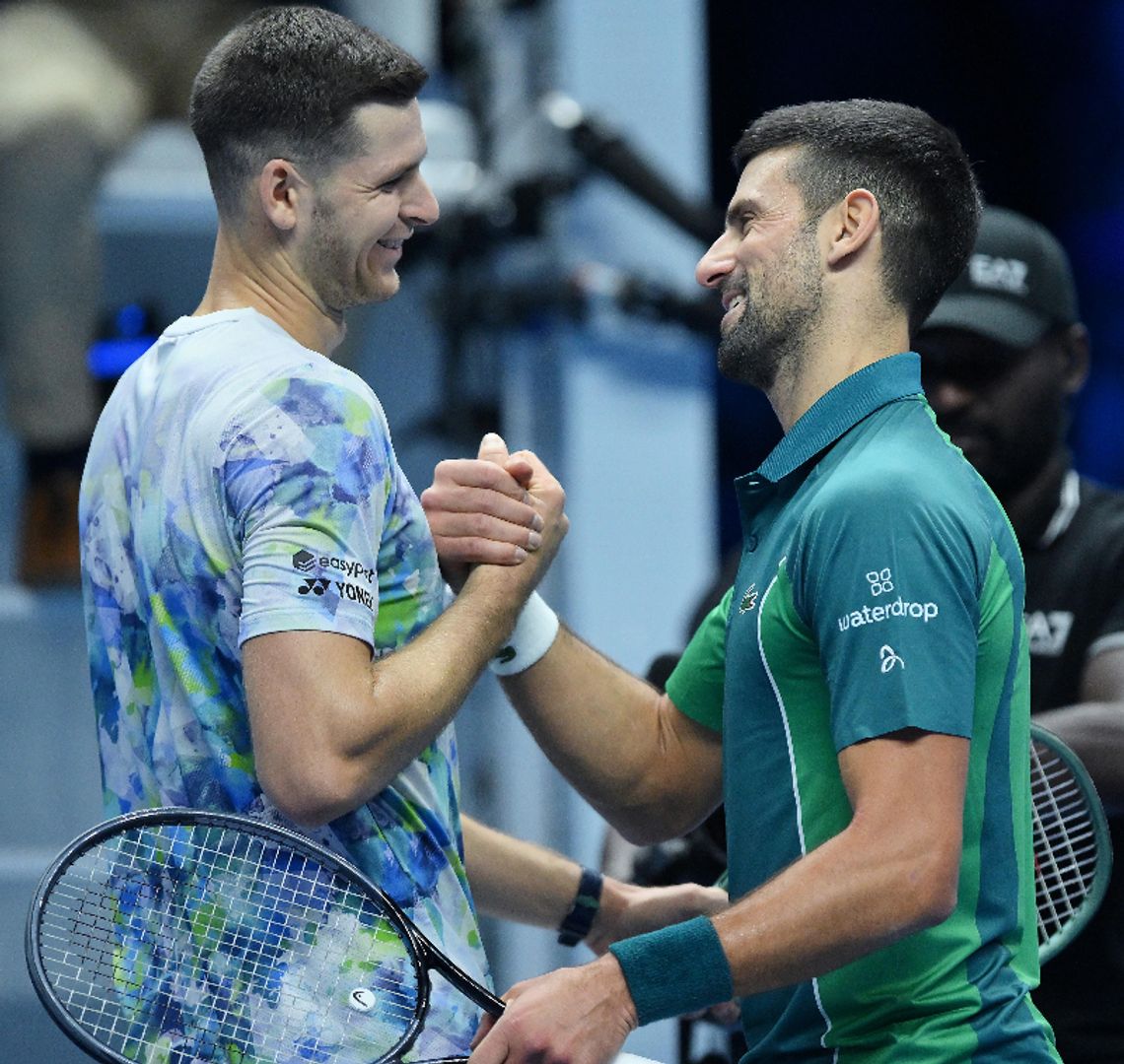 ATP Finals - Hurkacz pokonany przez Djokovica