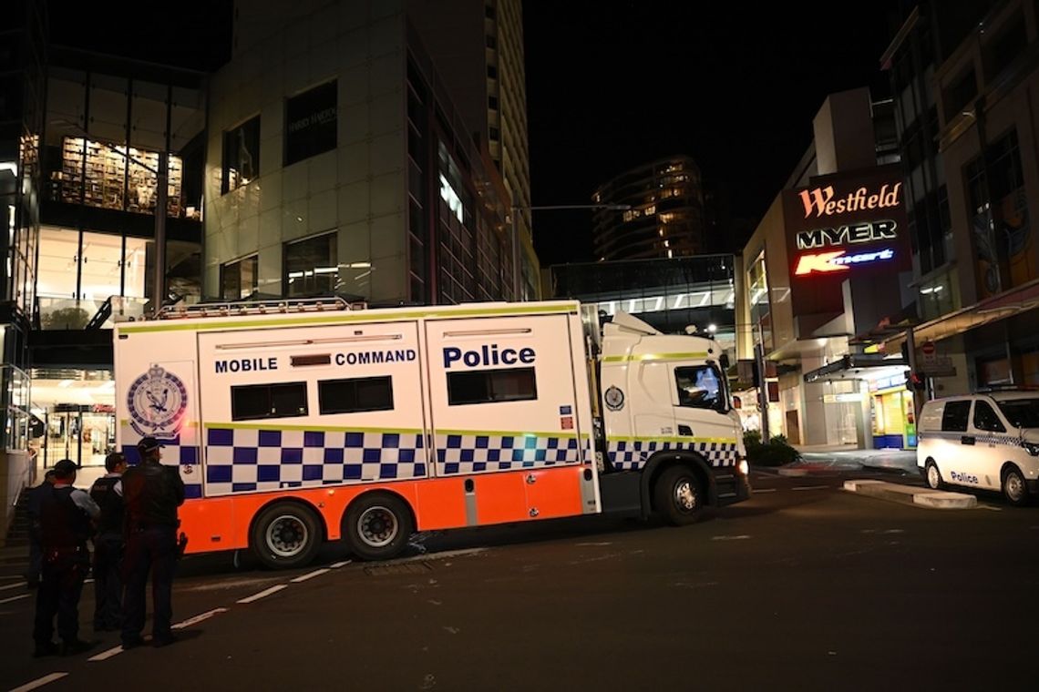 Australia. Sześć ofiar śmiertelnych ataku nożownika w centrum handlowym w Sydney