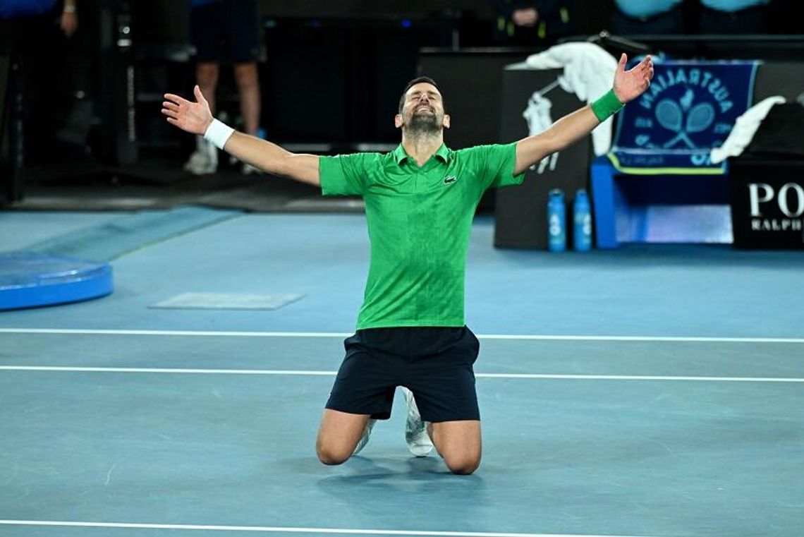 Australian Open - Djoković wyeliminował Sinnera i powalczy o 11. tytuł w Melbourne