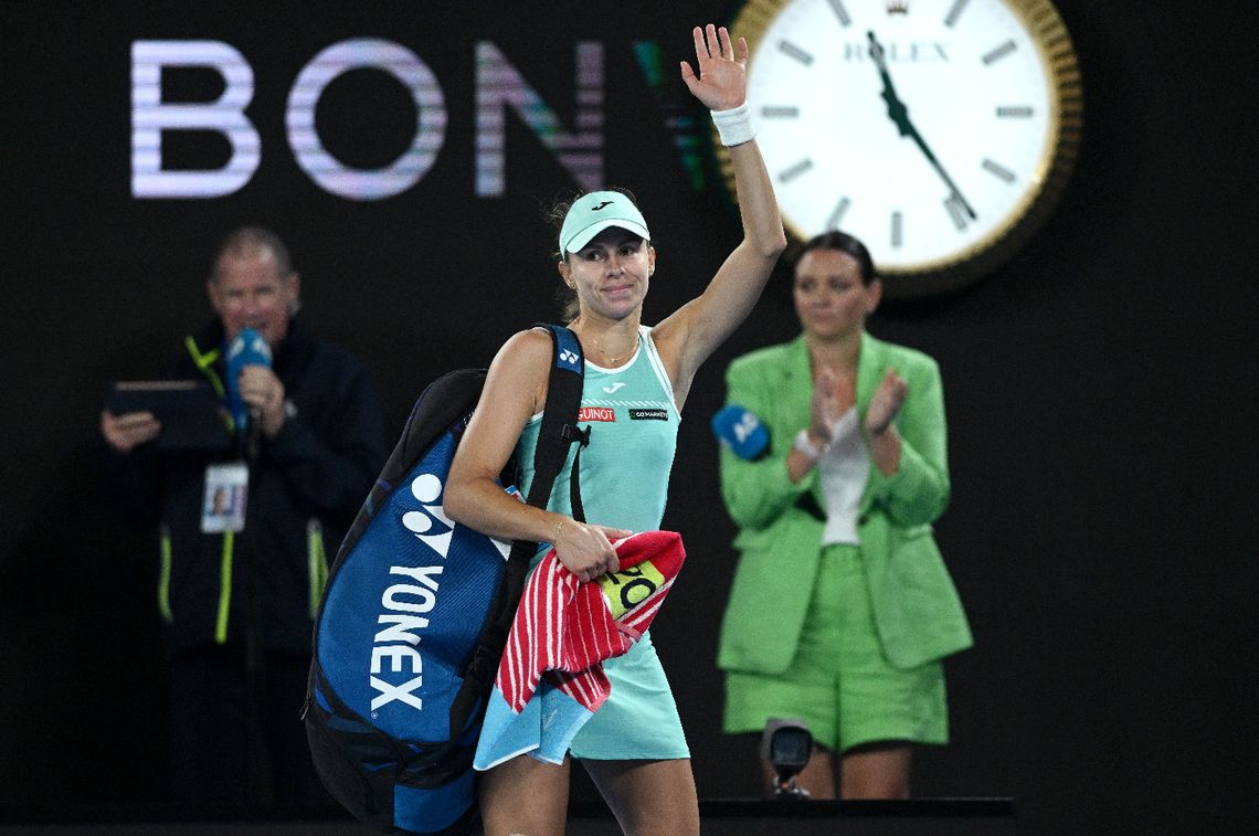 Australian Open - Linette: sama siebie zaskakiwałam spokojem