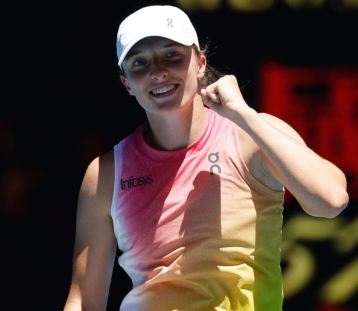 Australian Open - Świątek awansowała do 1/8 finału. Raducanu rozgromiona