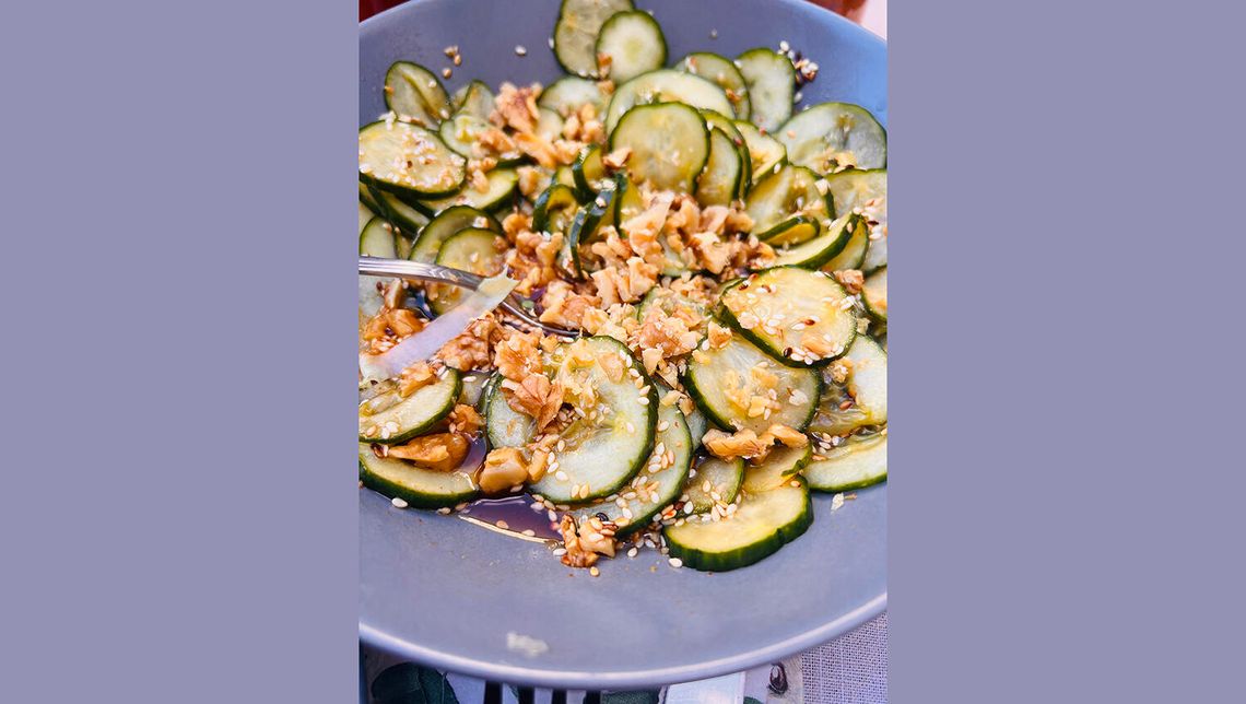 Azjatycka sałatka z ogórka