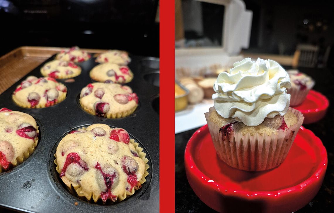 Babeczki z żurawiną Babeczki z żurawiną