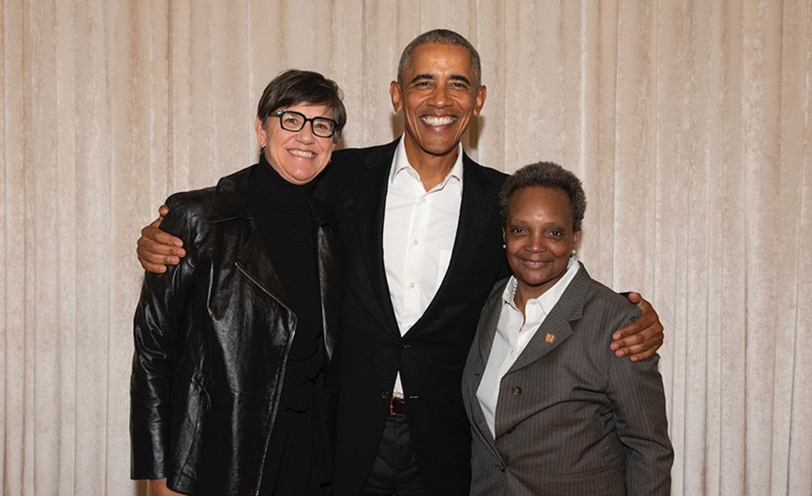 Barack Obama spotkał się z Lori Lightfoot