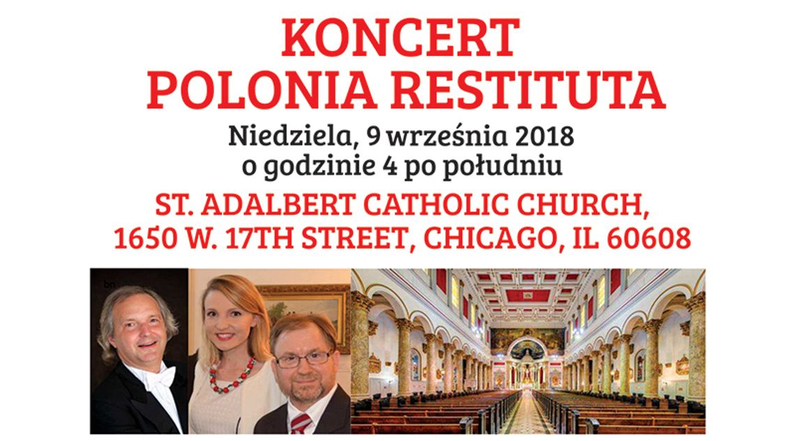 Będą do wygrania darmowe bilety na koncert Polonia Restituta