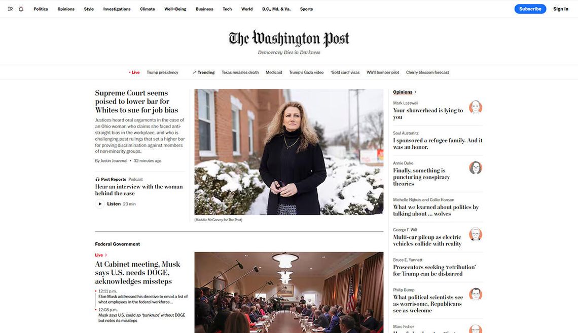 Bezos zapowiedział zmianę linii redakcyjnej "Washington Post" na jednoznacznie prorynkową