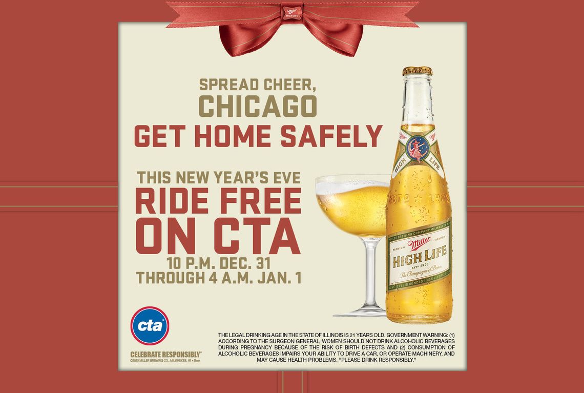 Bezpłatne przejazdy CTA, Pace i Metrą w sylwestrową noc Bezpłatne przejazdy CTA, Pace i Metrą w sylwestrową noc