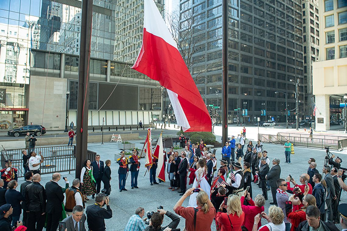 Biało-czerwona w centrum Chicago!