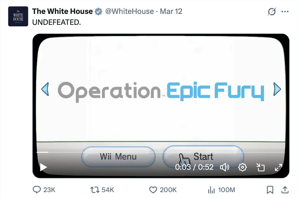 Biały Dom bezprawnie wykorzystał japońskie gry i komiksy w filmach propagandowych pokazujących naloty na Iran