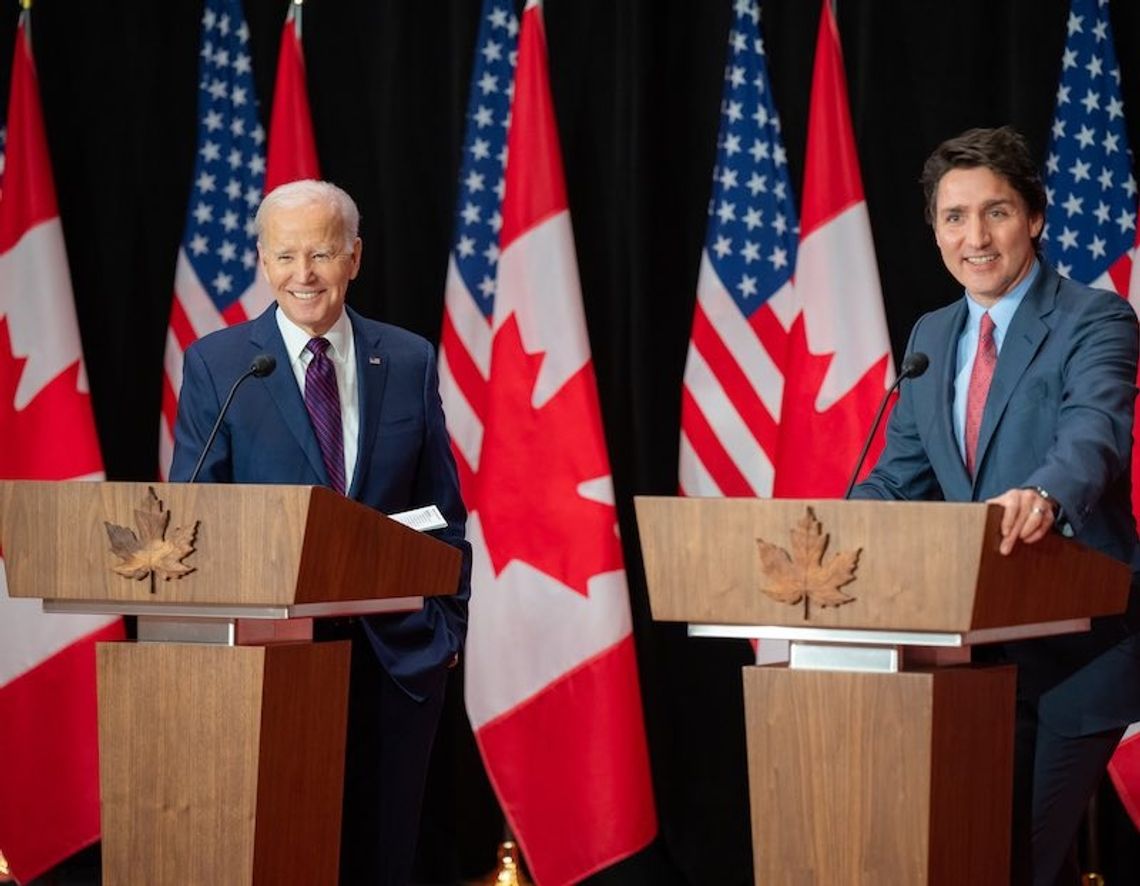 Biden i Trudeau zapowiadają wspólne inwestycje w unowocześnienie gospodarki