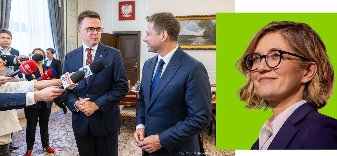 Biejat i Hołownia zadeklarowali poparcie dla Trzaskowskiego; w piątek wieczorem debata prezydencka przed II turą
