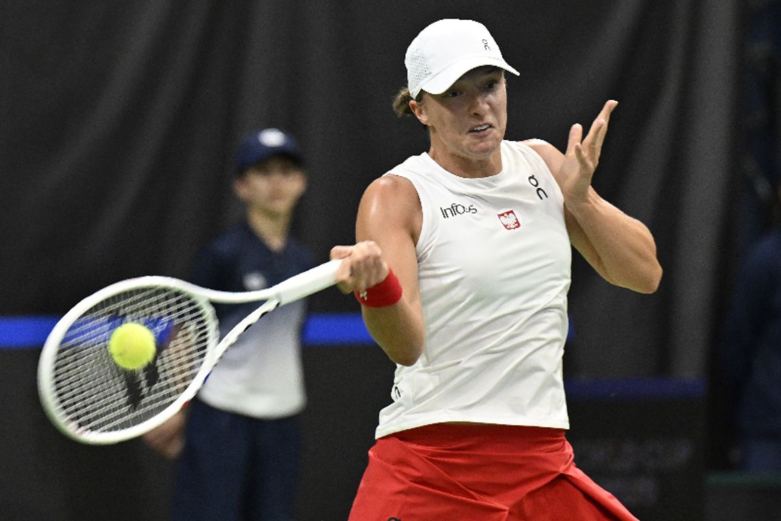 Billie Jean King Cup - Polska prowadzi ze Szwajcarią 2:0. Zwycięstwa Świątek i Fręch