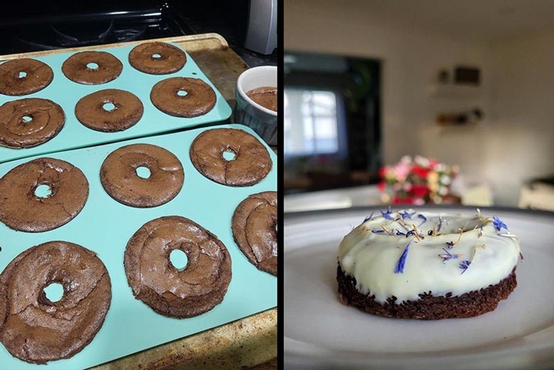 Brownie donuts