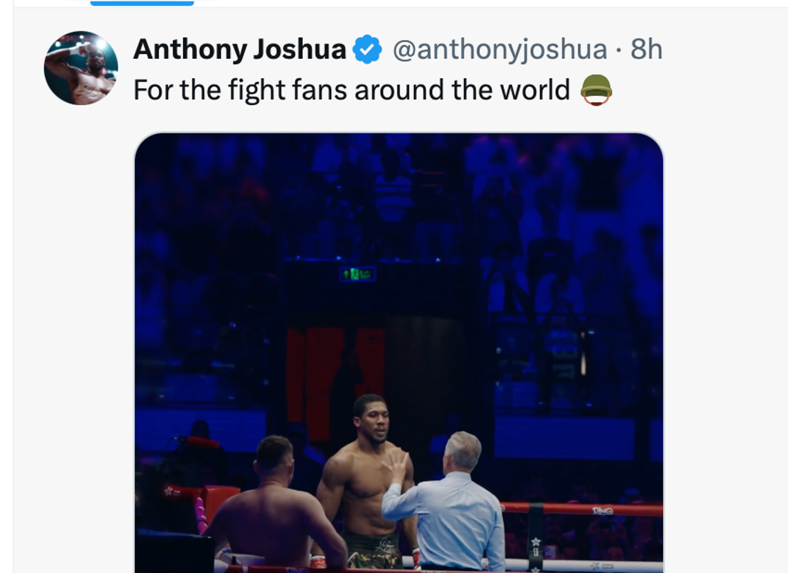 Brytyjski pięściarz Joshua znokautował Prengę Brytyjski pięściarz Joshua znokautował Prengę