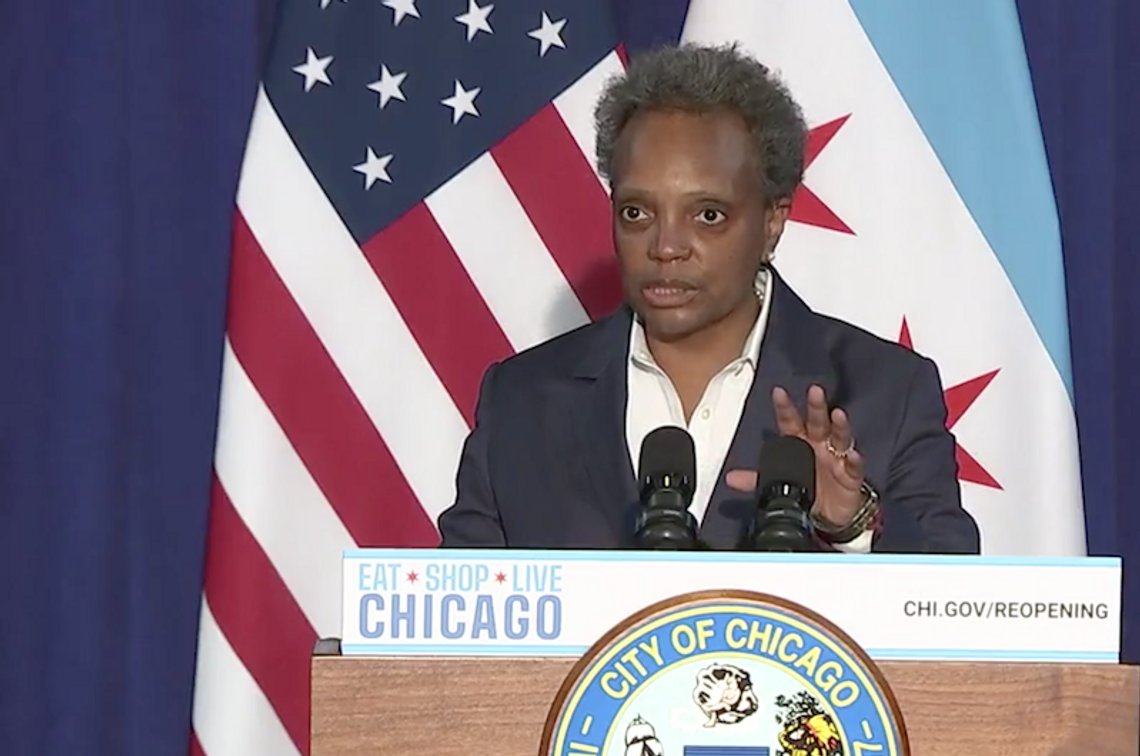 Burmistrz Lori Lightfoot poluźnia restrykcje epidemiczne w Chicago