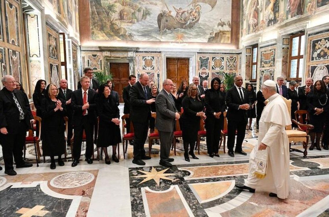 Burmistrzowie z przedmieść Chicago na audiencji u papieża Leona XIV