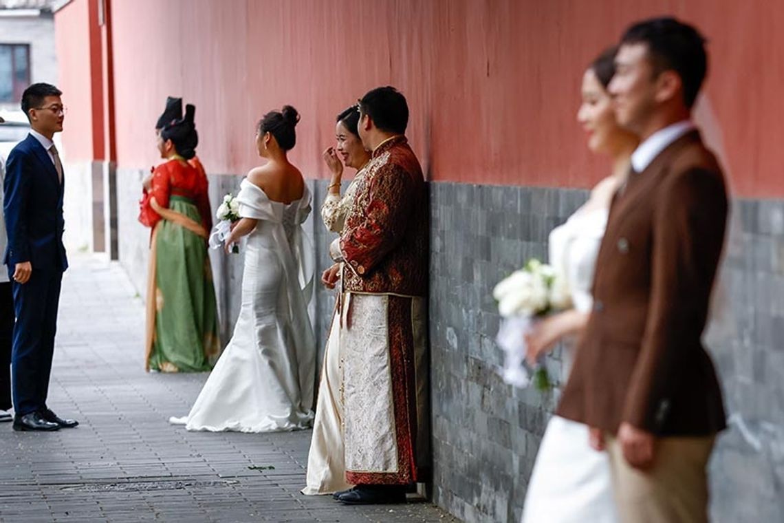 Chiny. Blisko 6 tys. małżeństw zawarto w Pekinie w związku ze szczęśliwą datą