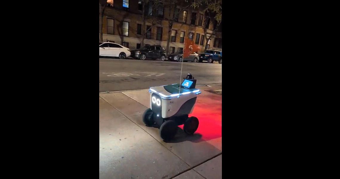 Chodniki w Chicago nie dla robotów?