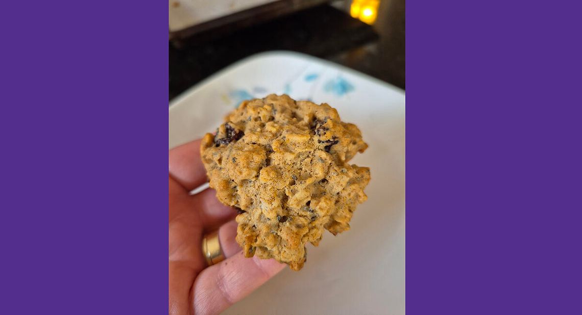 Ciasteczka owsiane z cukrem kokosowym