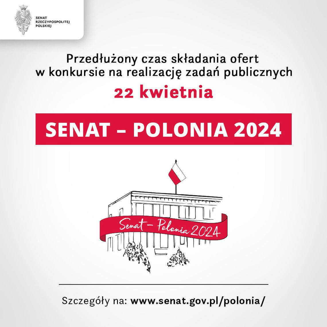 CIS: do 22 kwietnia można składać oferty w konkursie "Senat - Polonia 2024"