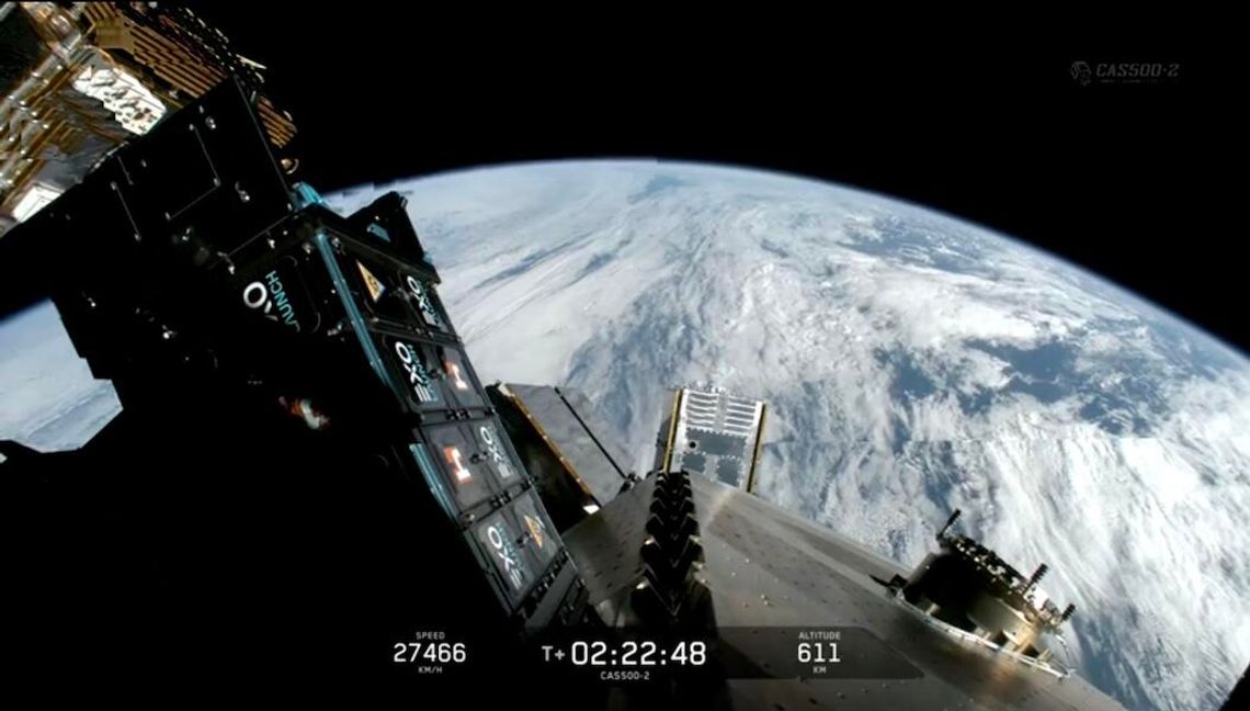 Czwarty satelita ICEYE dla polskiej armii umieszczony na orbicie