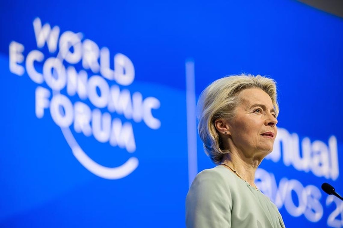 Davos. Von der Leyen: Ukraina może wygrać wojnę, ale musimy wzmocnić jej opór