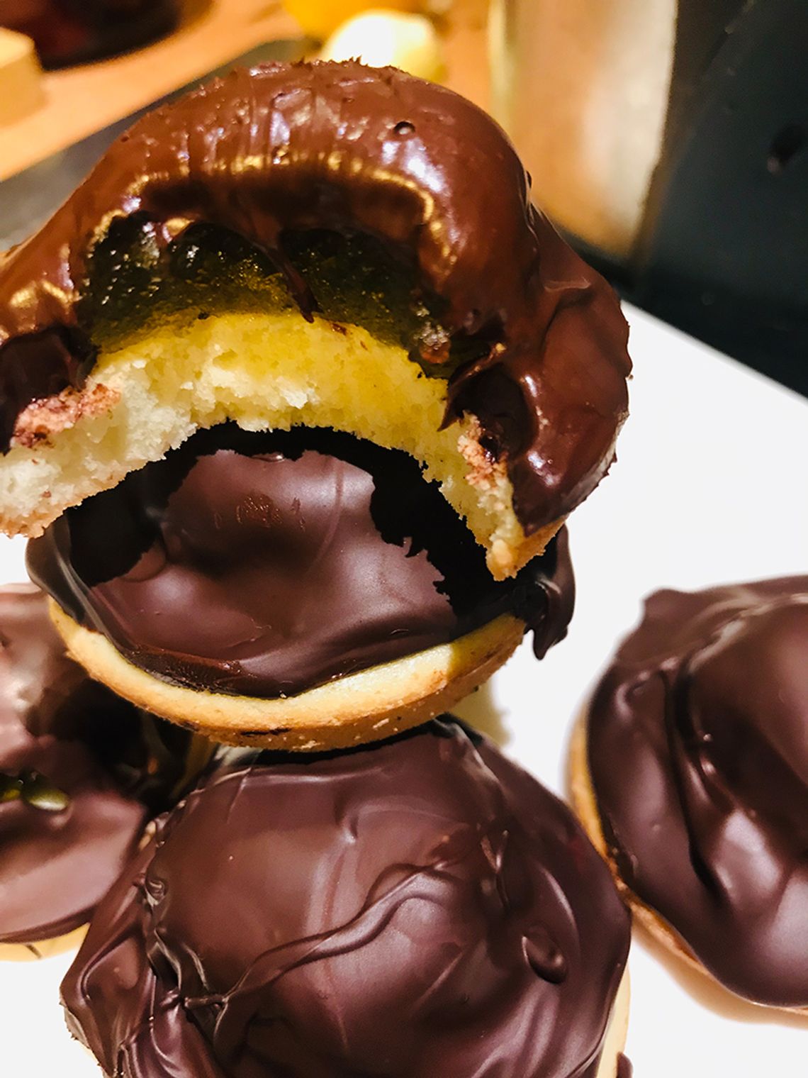 Delicja domowe (jaffa cakes)