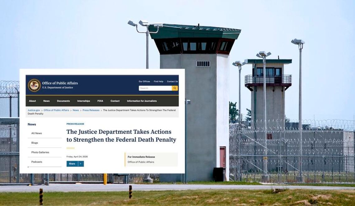 Departament Sprawiedliwości polecił przywrócenie kary śmierci m.in. przez rozstrzelanie