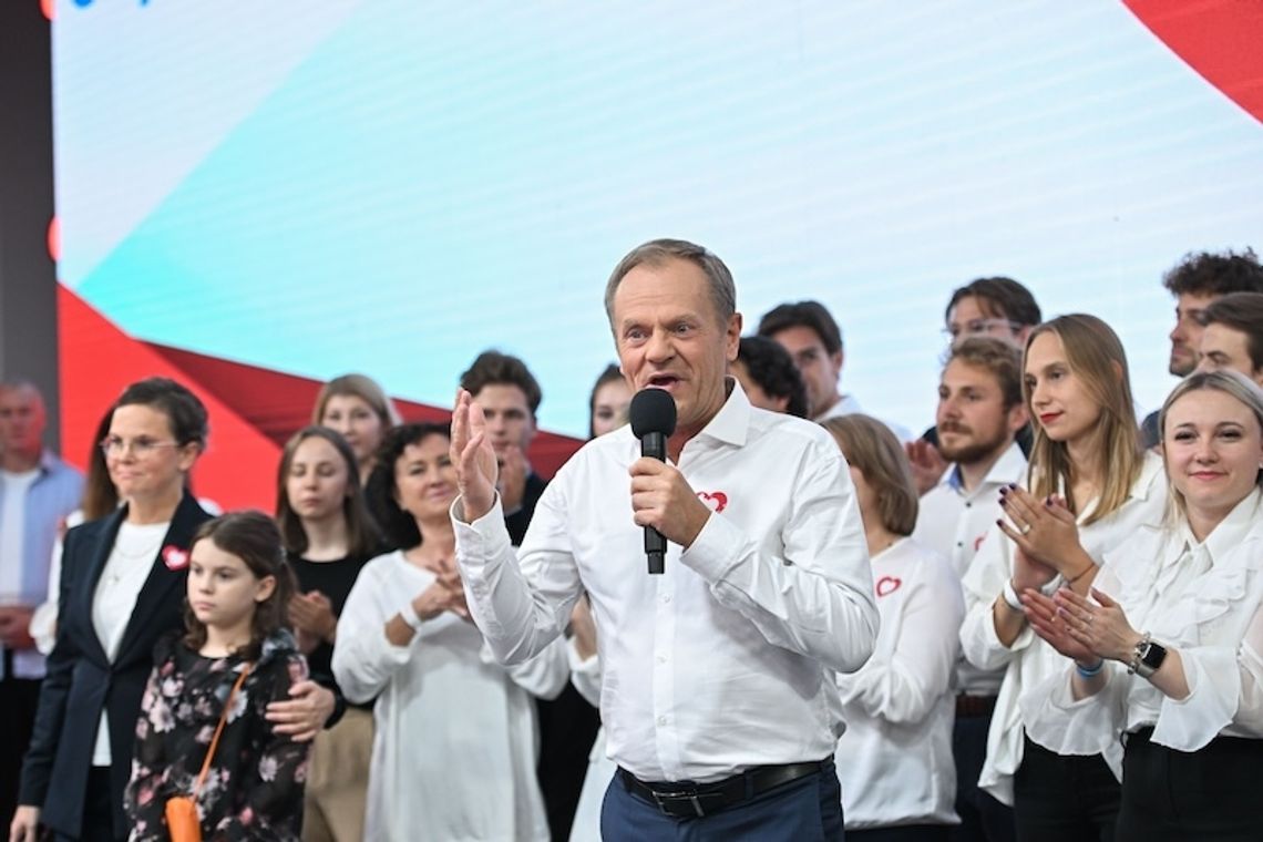 Donald Tusk: Rozmowy koalicyjne po ogłoszeniu oficjalnych wyników