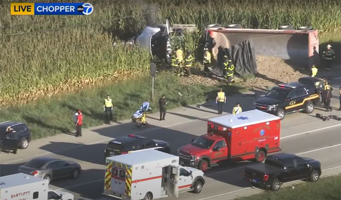 Dwie licealistki z South Elgin nie żyją, a dwie są ranne, po zderzeniu ich auta z ciężarówką (WIDEO)