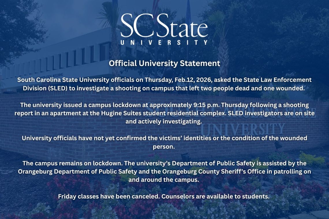 Dwie osoby zginęły w strzelaninie na uniwersytecie w Karolinie Południowej Dwie osoby zginęły w strzelaninie na uniwersytecie w Karolinie Południowej