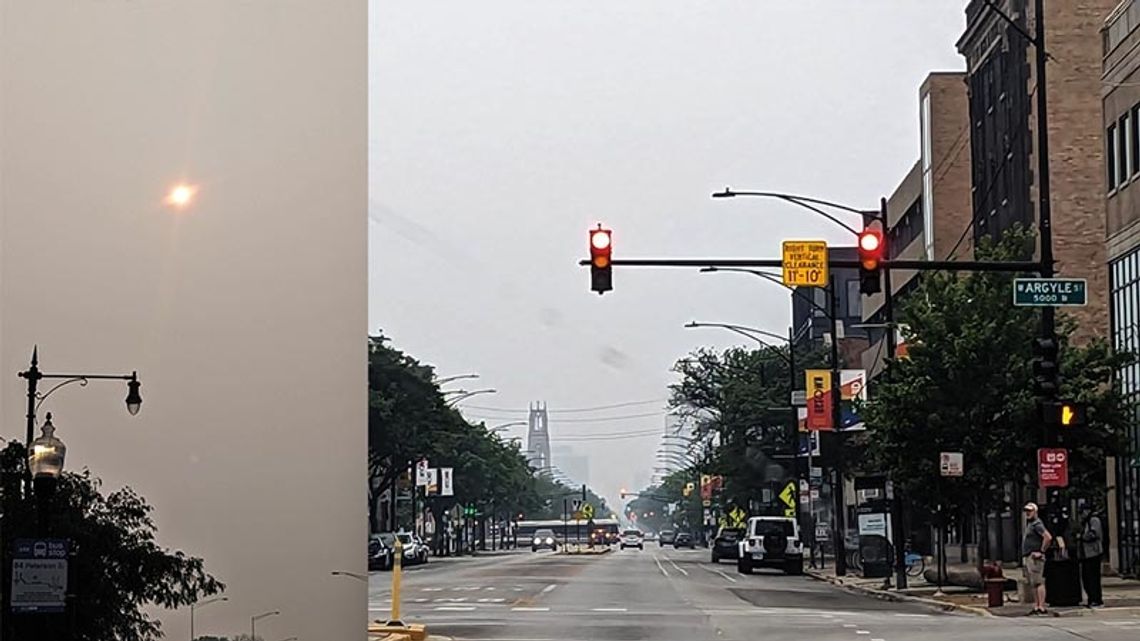 Dym z Kanady spowodował w Chicago najgorszą na świecie jakość powietrza