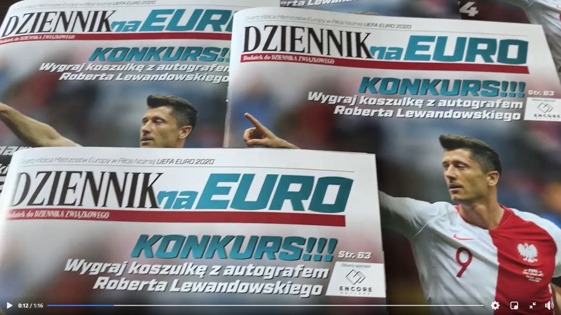 DZIENNIK na EURO (WIDEO)